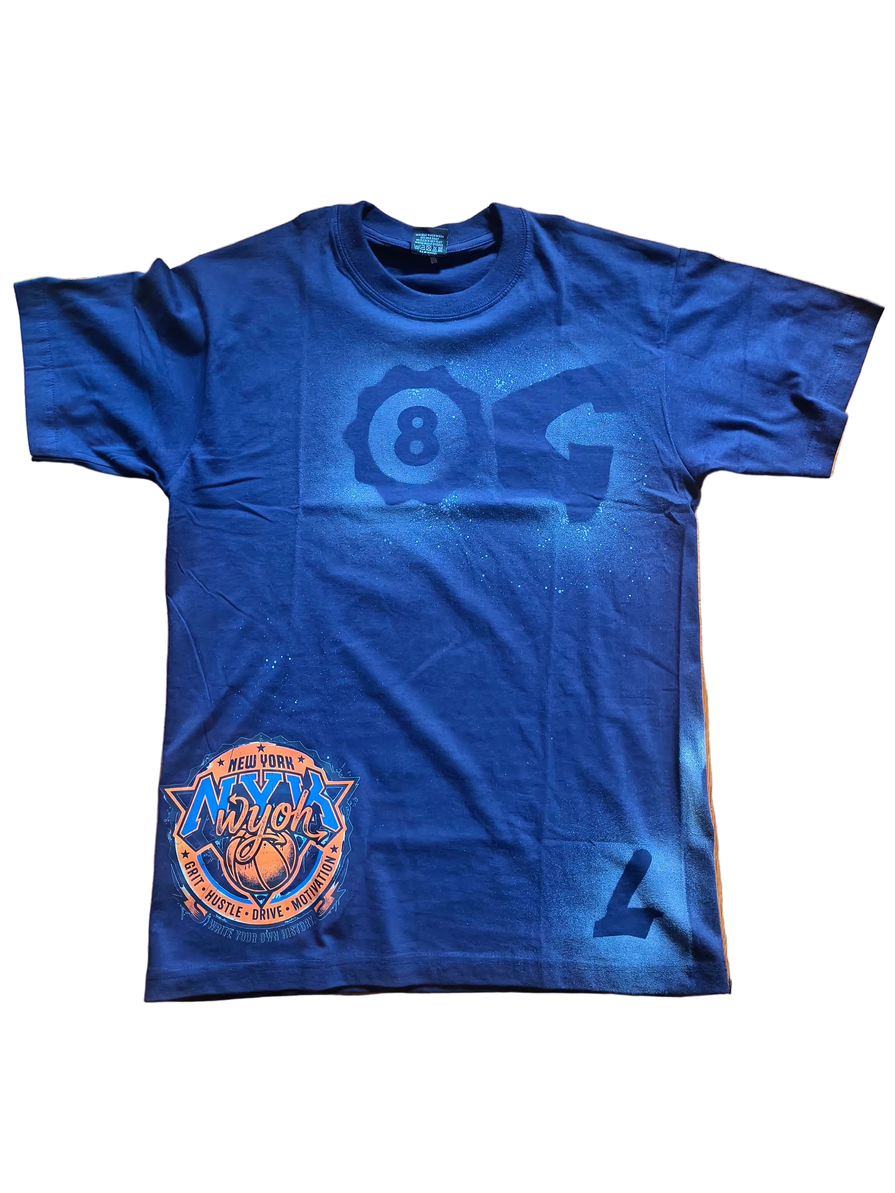 OG spray painted Ny Knicks tee
