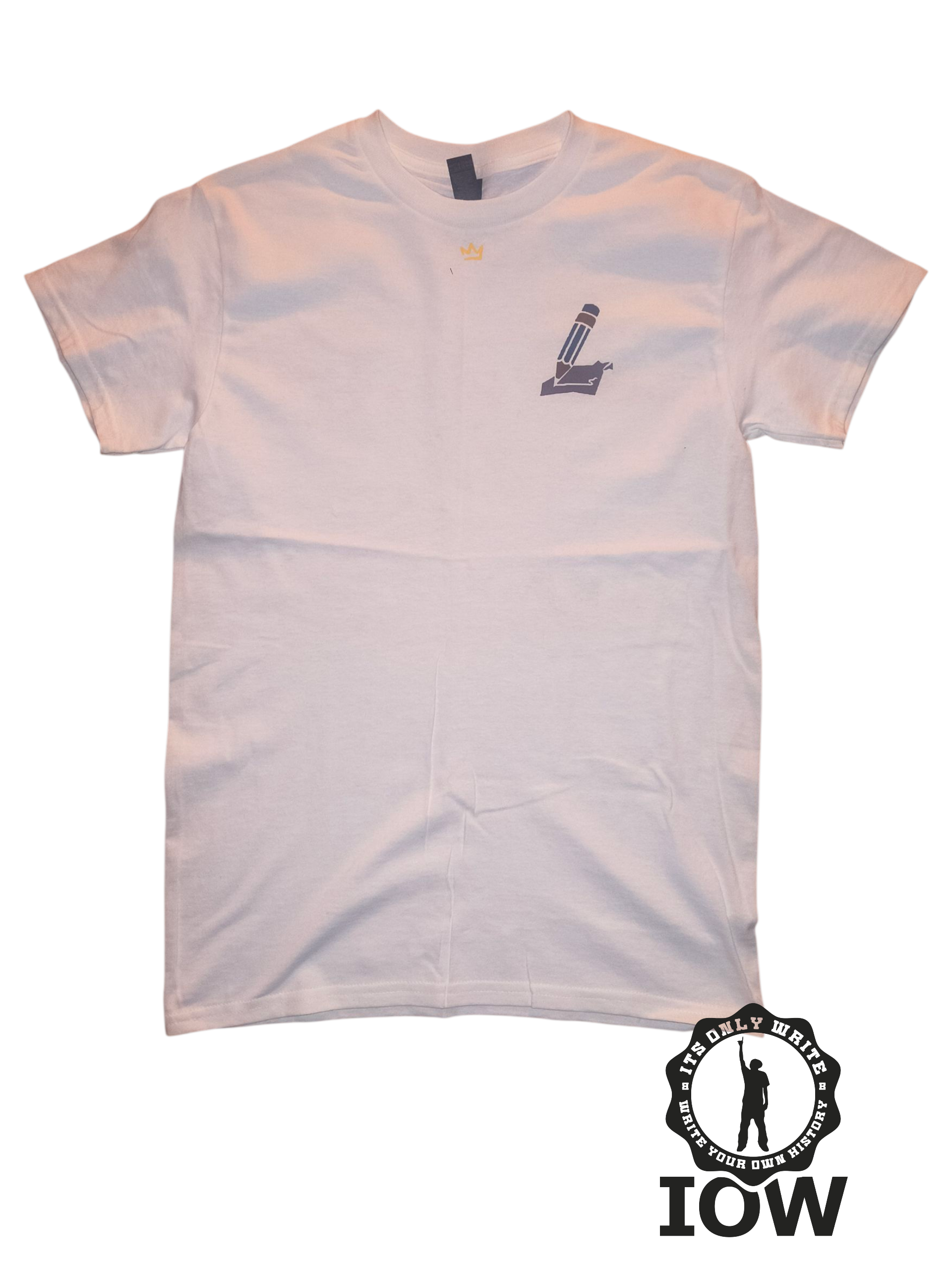 Star back pencil logo tee