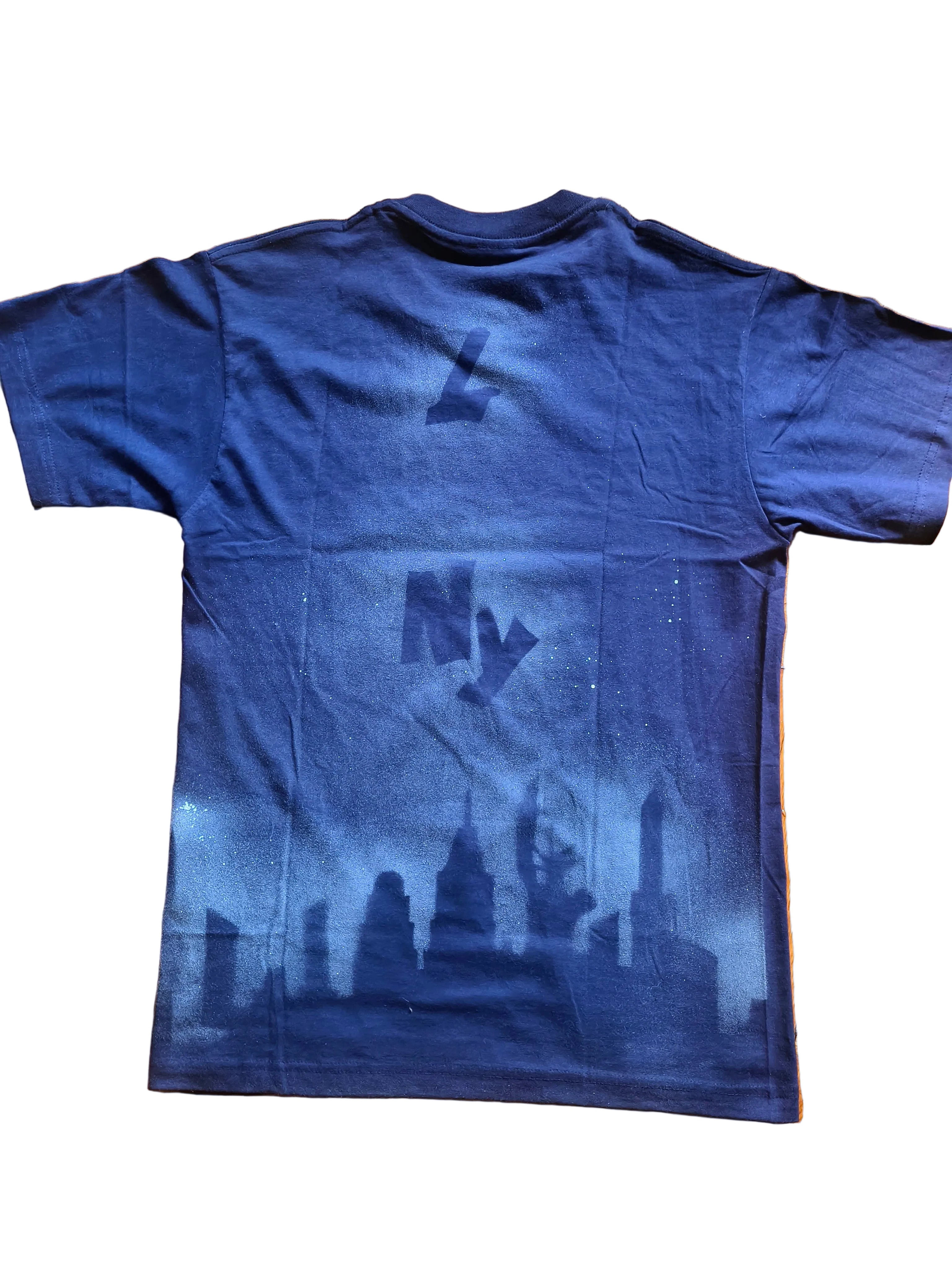 OG spray painted Ny Knicks tee